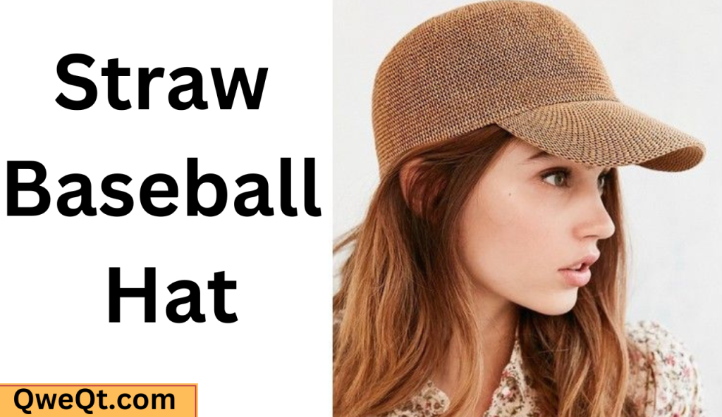 Straw Baseball Hat