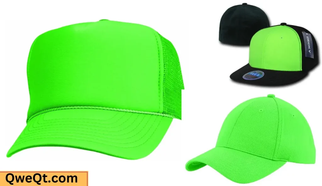 Neon Green Baseball Hats